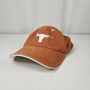 University of Texas Longhorns Embroidered Logo Orange Strapback Baseball Hat Cap